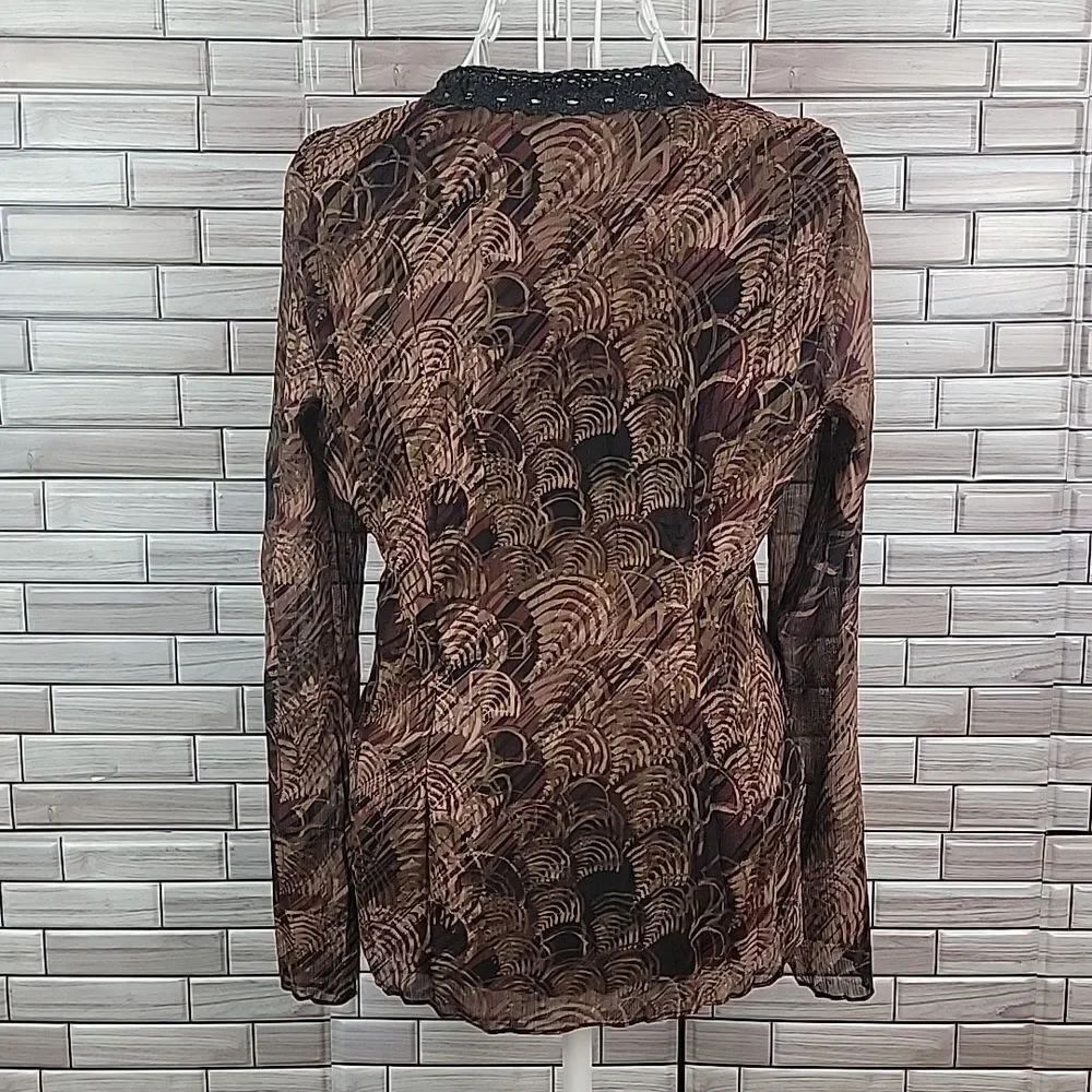 Axcess Liz Claiborne blouse Size 4 - Picture 7 of 12